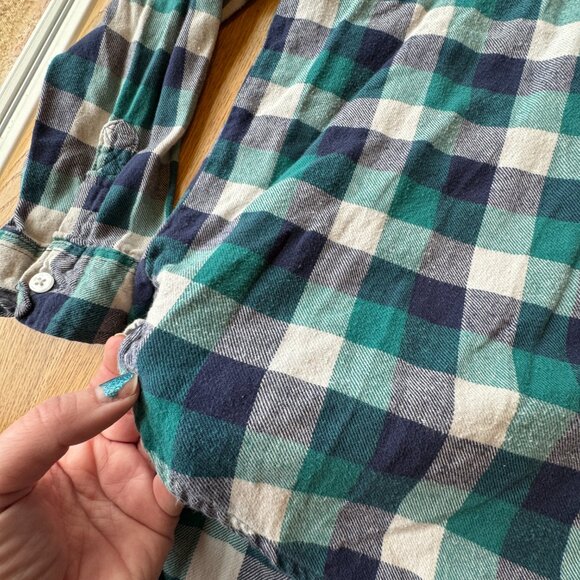 Wrangler Wrancher Shirts Plaid Button Up Top Size Large - Picture 3 of 6